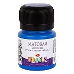 Краска акриловая " Decola " 20мл матовая синяя