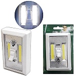 Светильник нажимной " KWELT " светодиод, 1 клавиша выключателя, размер 7*11см, работает от 4 батареек АА (в набор не входят), картонный блистер 9*15см