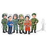 Набор оформительский " Империя поздравлений " 958 Мы - гордость страны! 205*292мм, на подставке, в наборе: 6 фигурок-стоек, информационный плакат Формат А4, без отделки, текст