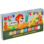 Мел цветной 10шт " Алгем ".