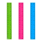 Линейка " KWELT " 20см с двойной шкалой, ассорти, (без возможности выбора цвета) пластиковая