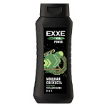 Гель для душа мужской 400мл " Exxe " 2в1 Power, бодрящий