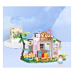 Конструктор " Рыжий кот " Balody 635 элементов, картонная упаковка 20*14,9*6,8см