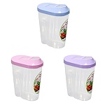 Контейнер пластиковый для сыпучих продуктов, 0,7л, ассорти (без возможности выбора цвета) " Милих "