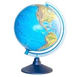 Глобус физико-политический с подсветкой от батареек 250мм " Globen " батарейки в комплект не входят, картонная коробка