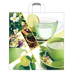 Пакет ПЭ " Миленд " с петлевой ручкой ПНД, 45*45см 60мкм Свежесть