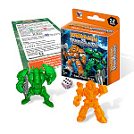 Игровой набор " Русский стиль " Звероботы против Техноботов (Леон и Динамо), в наборе: 2 персонажа, 2 вида оружия, кубик, правила игры, картонная коробка, европодвес
