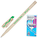 Ручка пиши-стирай " Paper Mate " Replay шариковая 1,0мм зеленая, цветной корпус