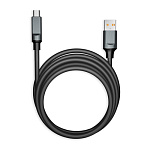 Кабель сетевой USB - Micro USB " Smartbuy " Bold, черный, 1м, 3A, супертолстый, силикон