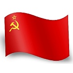 Флаг  " СССР " 90*135см без древка