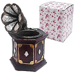 Сувенир " KWELT " Граммофон- подставка под пишущие предметы 21*13см, полистоун, картонная упаковка 25*19*15см