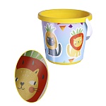 Ведро " Рыжий кот " № 8 с картинкой 0,85л Котята