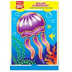 Набор трафаретов " Artberry " Sea Life 3шт