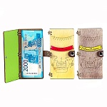 Конверт для денег деревянный (купюрница) " С Днем рождения " Надпись, на кнопке, деревянный элемент, 165*100*9мм