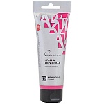 Краска акриловая " Сонет " 120мл туба карминовая, европодвес