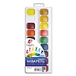 Акварель " Луч " Классика 18цв медовая, без кисти, пластиковая упаковка