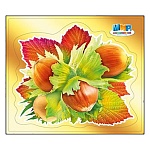 Наклейка " Мир поздравлений " 930 Орехи, 131*154мм, металлизированная самоклейка