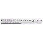 Линейка первоклассника " Пчелка " 20см прозрачная пластиковая