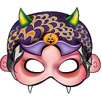 Маска Новогодняя картонная " Праздник " Чертенок