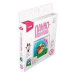Панно-раскраска " Lori " 20*20см Ежик. В наборе: заготовка, акриловые краски 6 цветов, наждачная бумага, кисть, инструкция, картонная упаковка
