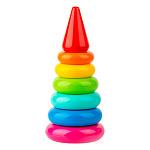 Пирамида " Совтехстром " Классика, пластиковая 22см, 8 деталей, в сетке 9,5*22см