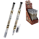 Ручка гелевая " Bruno Visconti " Uniwrite,LoveMe, Котики приносят счастье, черная 0,5мм, толщина письма 0,4мм, пластиковый корпус, покрытие soft-touch, цвет корпуса - multicolor, колпачок с клипом, сменный стержень, картонный дисплей