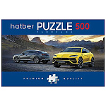 Пазлы " Hatber " 500элементов Панорама Super car 65,5*23см, картонная упаковка