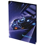 Блокнот МАЛЫЙ ФОРМАТ 110х147мм, А6, 80л, твёрдый, клетка, Super Car