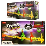 Автотрек " Track Racing " High Speed в наборе: машинка 6*2см, детали трассы - 18шт, наклейки, картонная упаковка 37*19*6см
