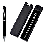 Ручка шариковая " Mazari " Pauline B синяя 0,7 мм сменный стержень 99мм, пулевидный пишущий узел, поворотный механизм, металлический корпус, упаковка - футляр