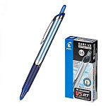 Роллер автоматический " Pilot " Hi-Tecpoint RT синий 0,5мм с жидкими чернилами, резиновый держатель, металическая клипса, тонированный корпус под цвет чернил