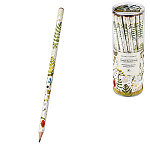 Карандаш ч/гр " Bruno Visconti " Flora. Луговые травы, НВ, трехгранный, деревянный, заточенный, пластиковый тубус