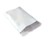 Пакет с клеевым клапаном " deVente " 8*25см 30мкм, белый, непрозрачный, размер клеевого клапана 4см, 100шт/уп