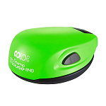 Оснастка для печати " Colop " d=40мм, корпус круглый, цвет корпуса неоновый зеленый, карманная "мышка"