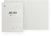 Папка обложка "ДЕЛО" картон белый 280г/м2 немелован