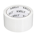 Скотч " KWELT " 50мм*10м двухсторонний, полипропилен, белый