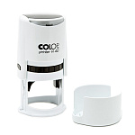 Оснастка для печати " Colop " d=41,5мм, корпус круглый, цвет корпуса белый, крышка, Printer R40 white