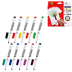 Набор маркеров для ткани " Centropen " Textile 10 цветов, 1,8мм, пулевидный наконечник, европодвес