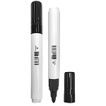 Маркер для белой доски " Attomex " Черный 3мм, пулевидный наконечник, круглый корпус