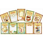 Комплект разделителей для портфолио " Праздник " 845 Портфолио ученика начальной школы, 10шт, текст