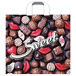 Пакет ПЭ " Миленд " с петлевой ручкой ПВД, 38*34см 70мкм Десерт