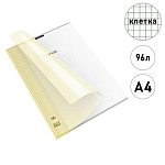 Тетрадь с пластиковой обложкой А4 96л клетка " Erich Krause " Классика CoverPrо Pastel fizzy, желтая, на скобе, скругленные углы