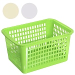 Корзина для хранения мелочей " Милих " 270*190*140мм, пластиковая, ассорти (без возможности выбора цвета)