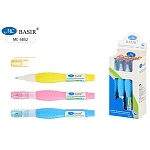 Корректирующая ручка " Basir " 4мл, металлический наконечник, на спиртовой основе, цветной корпус, ассорти, картонная упаковка