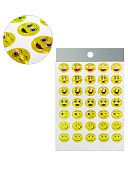 Наклейки-похвала " KWELT " А6 Смайлики, голография