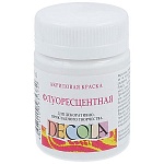 Краска акриловая " Decola " 50мл флуоресцентная белая