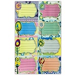 Наклейка на тетрадь 18*22,5см " Веточки " фольга голографическая