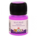 Краска акриловая " Decola " 20мл матовая фуксия