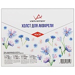 Холст " Vista-Artista " 40*50см на картоне, акварельный, хлопок, экстра мелкозернистый, грунтованный, плотность 280г/м2