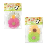 Сквиш " Полевые цветы " 6*7*4см, 2шт, ассорти, индивидуальная упаковка, европодвес